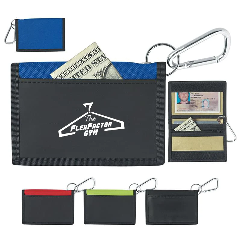 Wallet With Carabiner 1