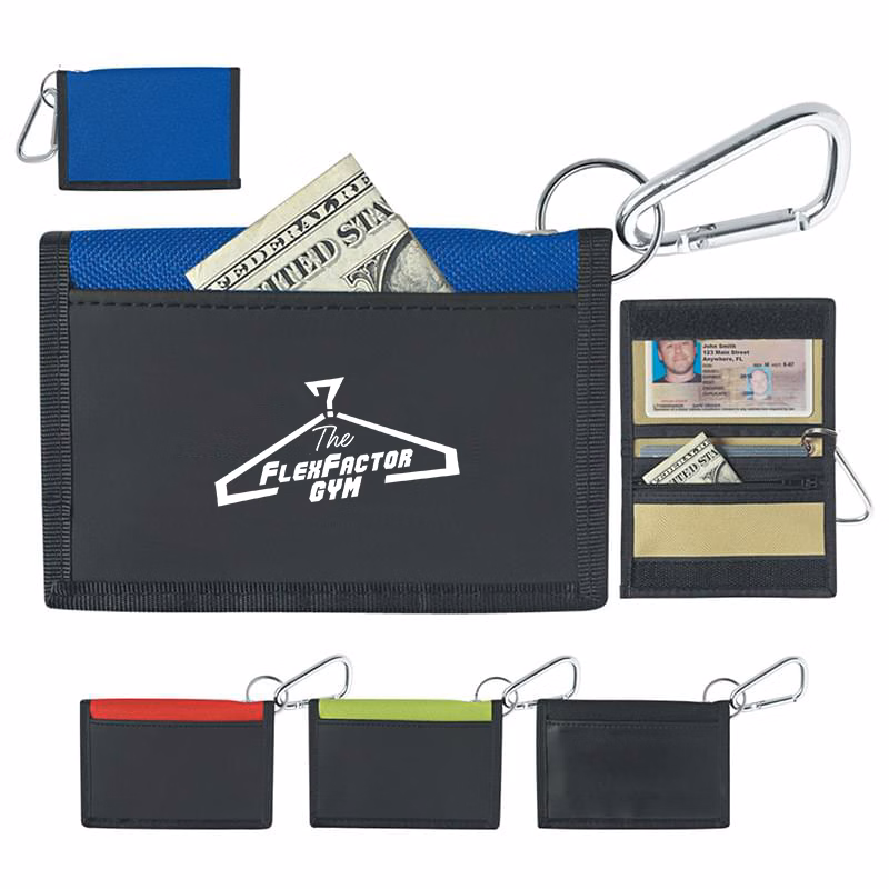 Wallet With Carabiner