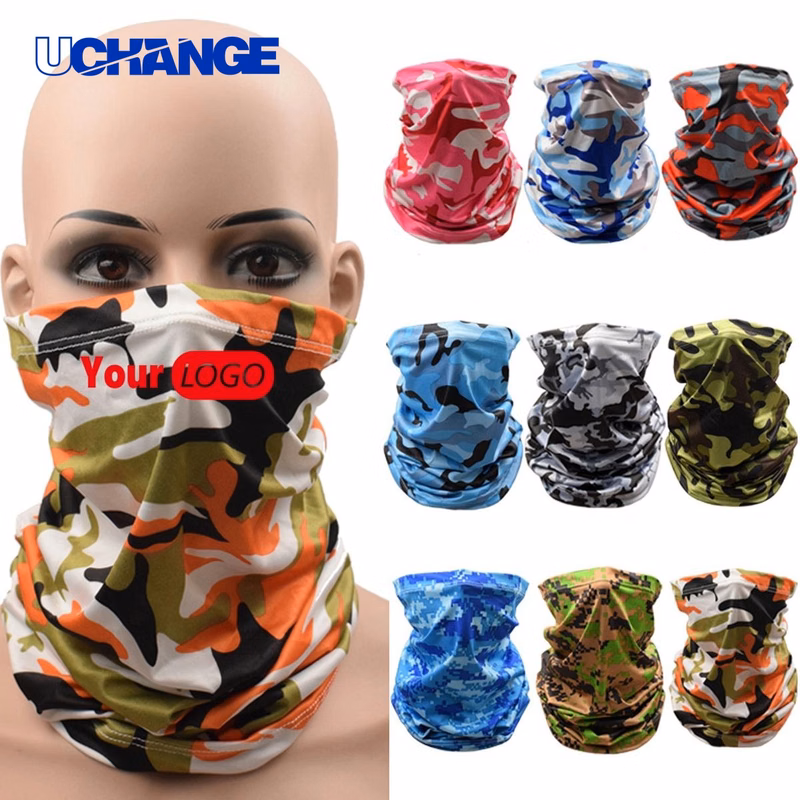 Camouflage Face Mask Neck Gaiter Headwear