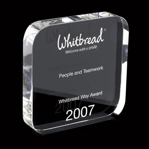 Crystal Square Paperweight Awards 1