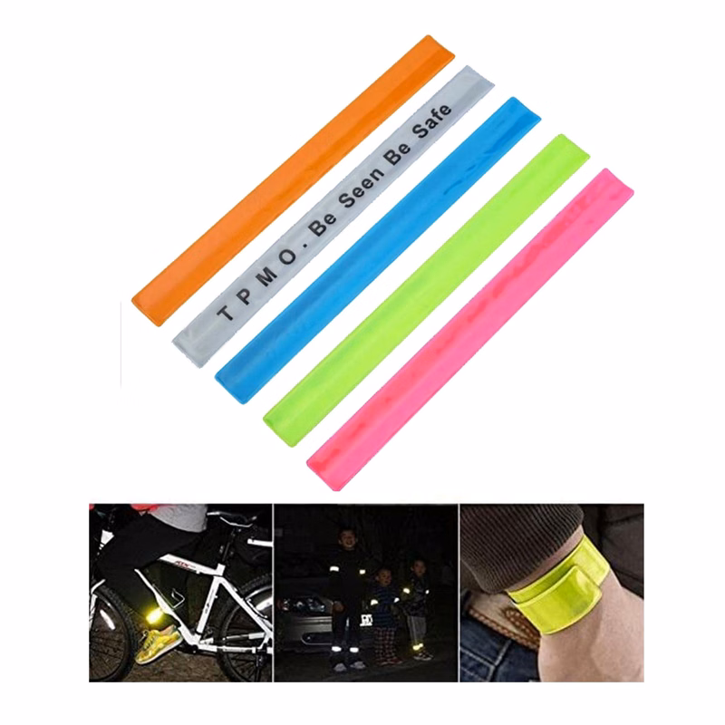Reflective Slap Bracelet Wrist Bands