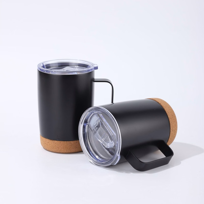 12 oz. Cork Bottom Stainless Steel Coffee Mug