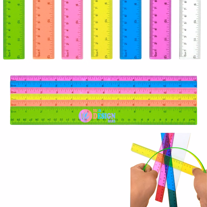 11.8" Transparent Ruler