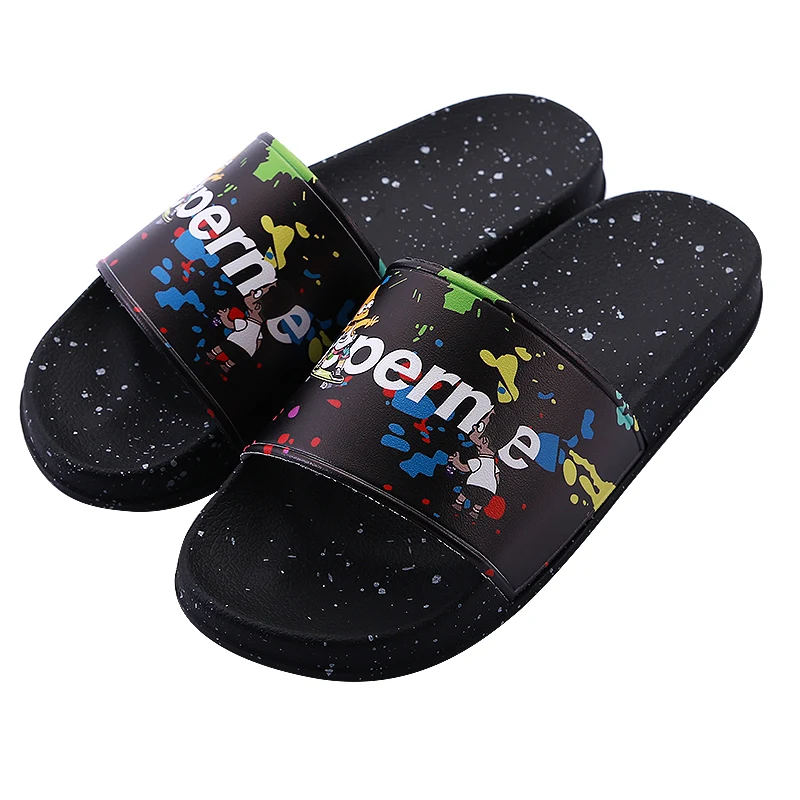 Dotted Summer Bath Slide Sandals 1