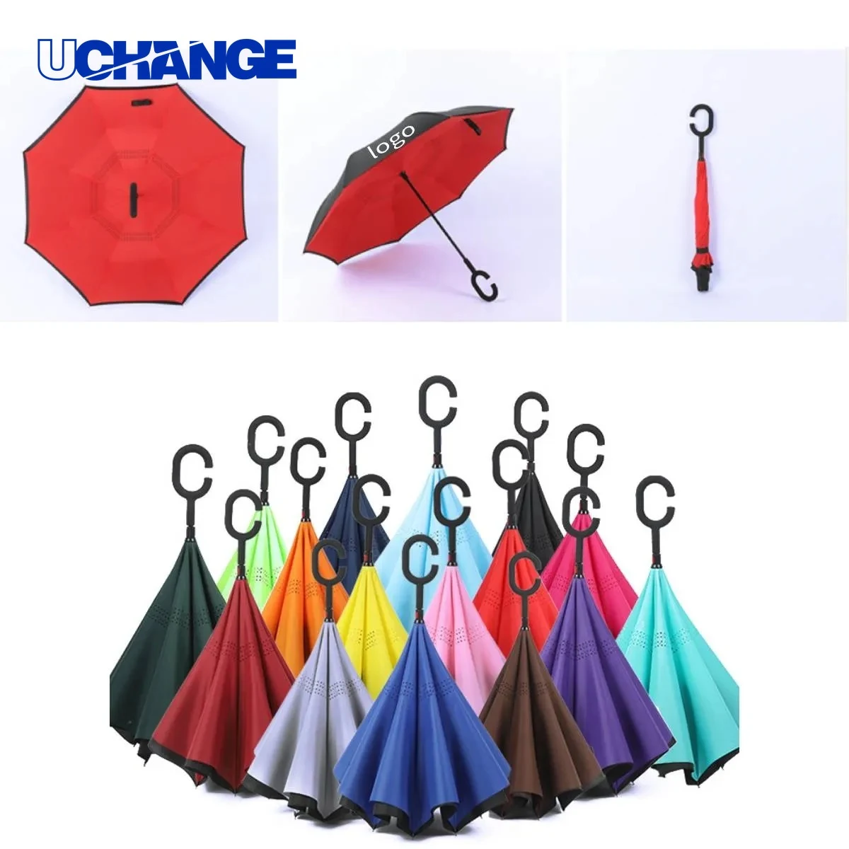 Rush Service Reversible Inverted Umbrella 1