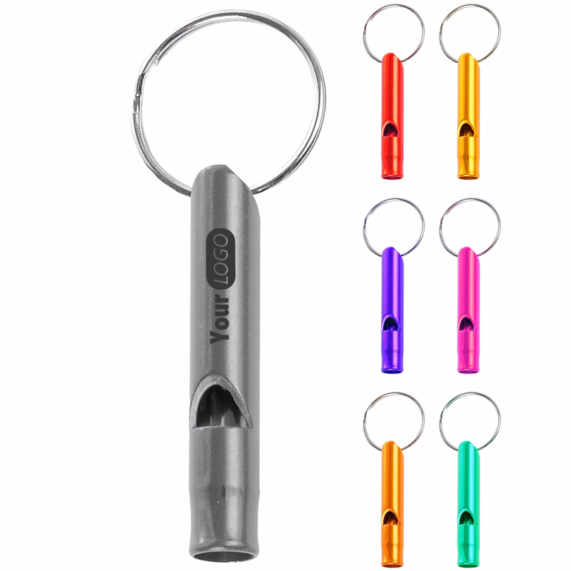 Alloy Customizable Metal Whistle For Branding And Professional Use