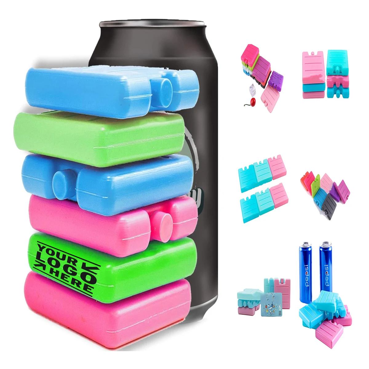 Approved Replacement Fit Most Anywhere Small Lunch Ice TSA Compliant Slim Reusable Freezer Pack 1