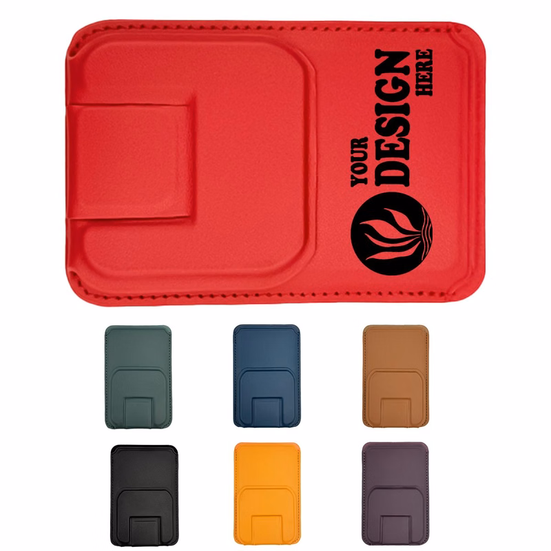 Leather Card Holder Phone Stand