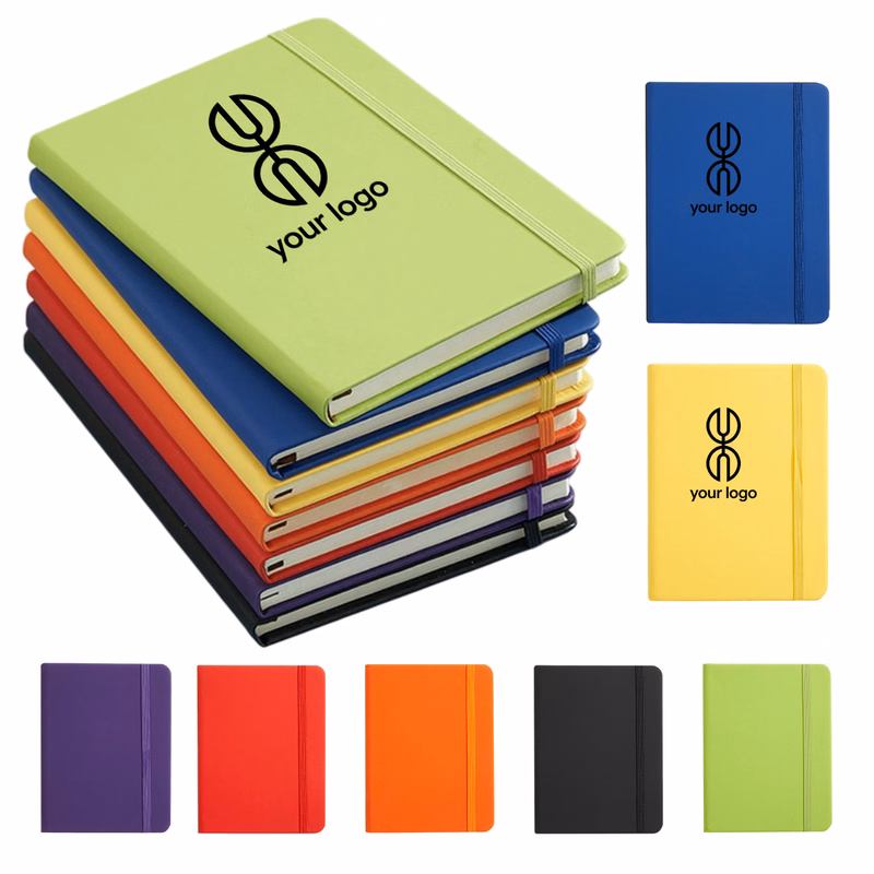 PU Leather Strap A6 Notebook