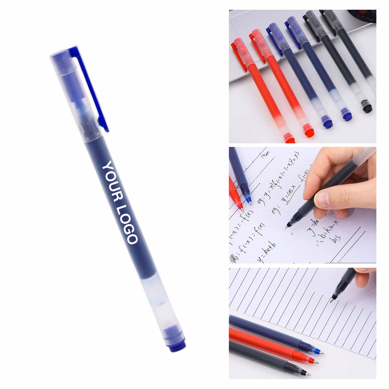 Clear Barrel Ink Pen for School and Office Use