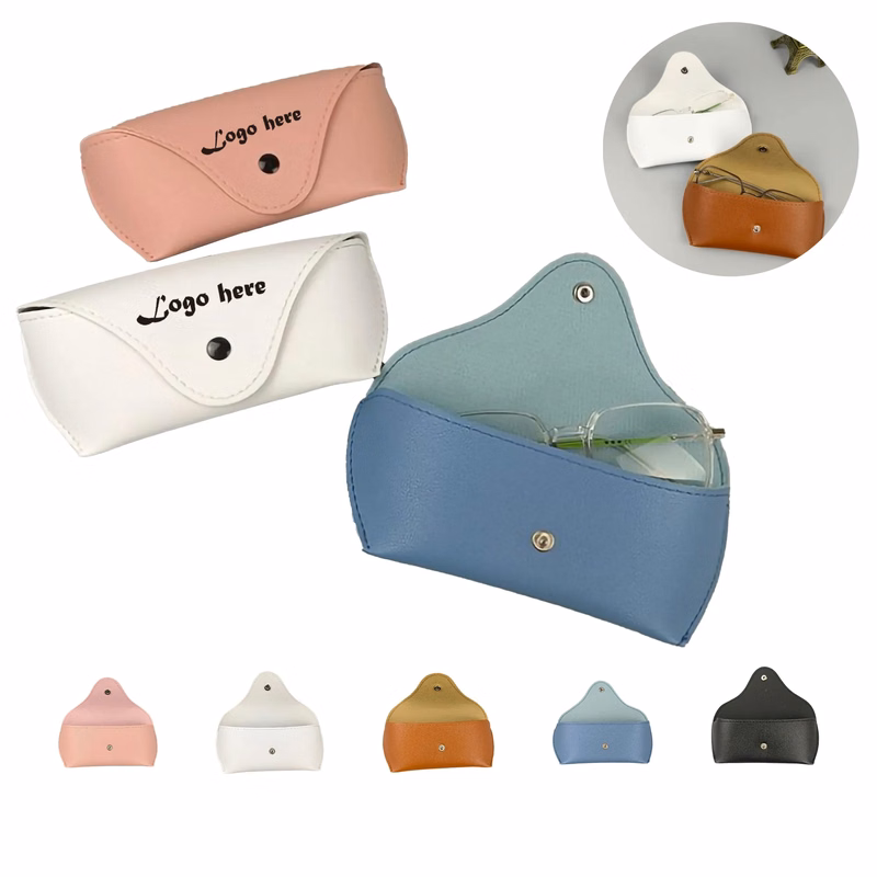 PU Leather Portable Durable Soft Slim Glasses Case/Bag MOQ50