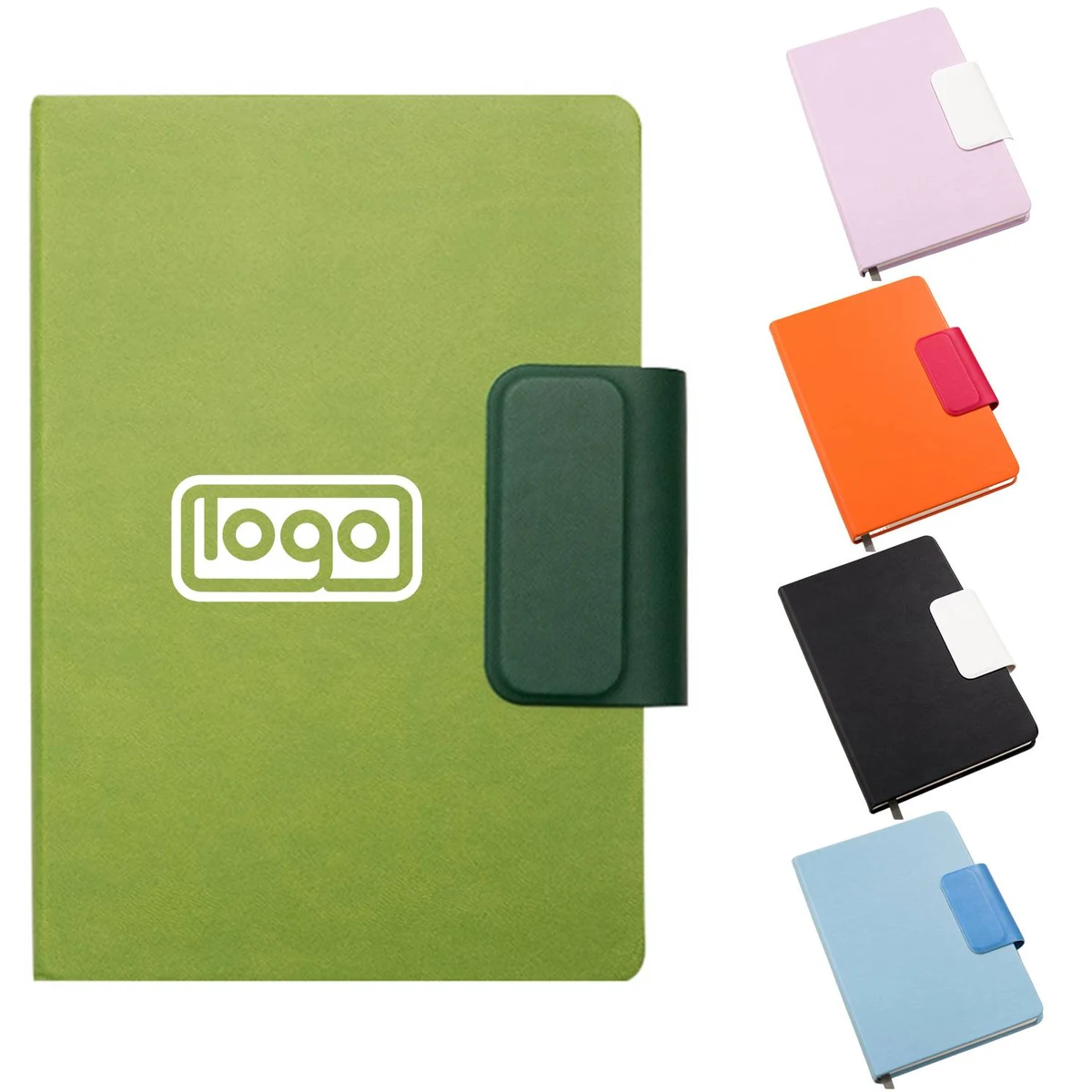 A5 Magnetic Closure Solid Color Notebook 1