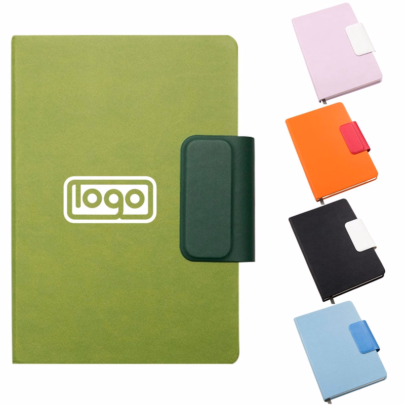 A5 Magnetic Closure Solid Color Notebook