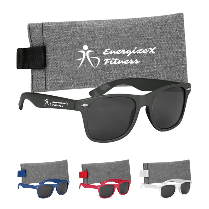 Malibu Sunglasses With Heathered Pouch 1