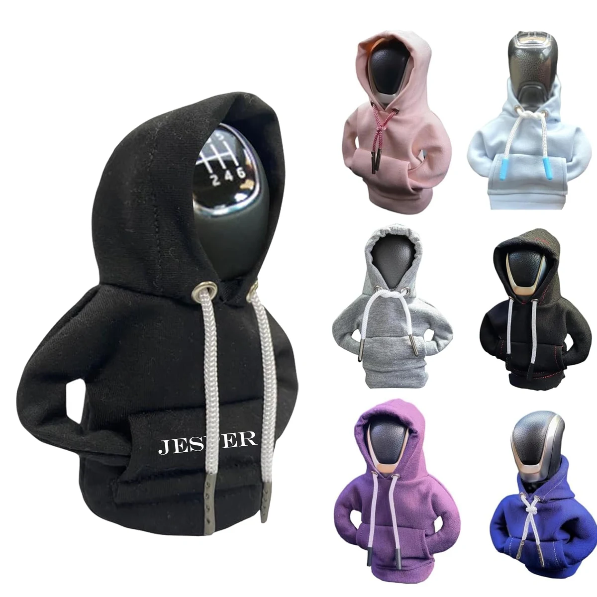 Hoodie Car Gear Shift Knob Cover 1