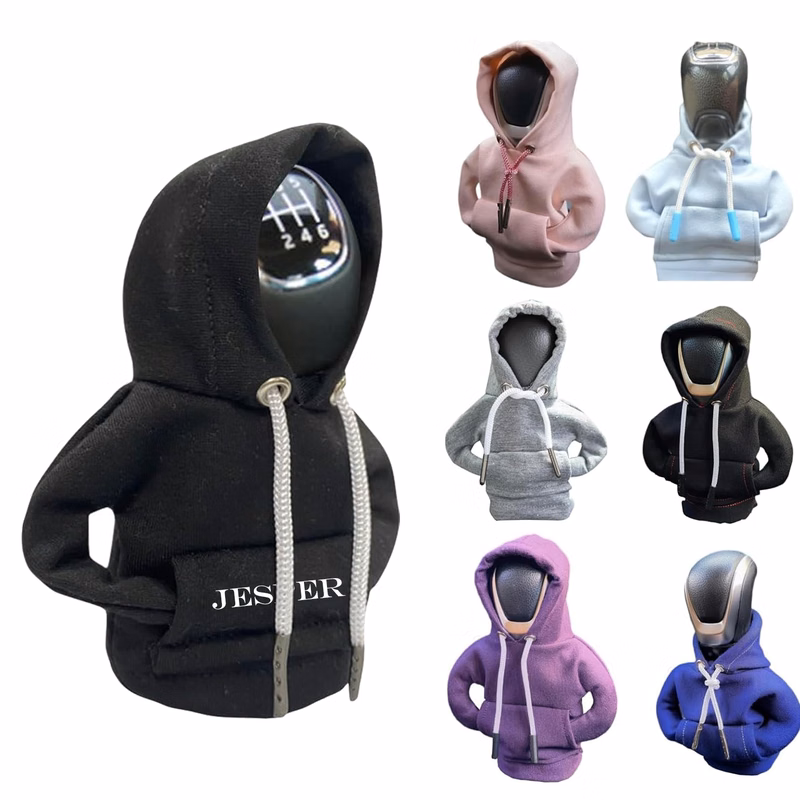 Hoodie Car Gear Shift Knob Cover