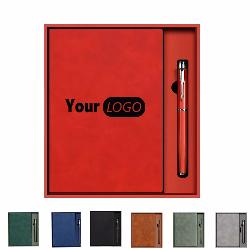 PU Notebook & Pen Gift Set