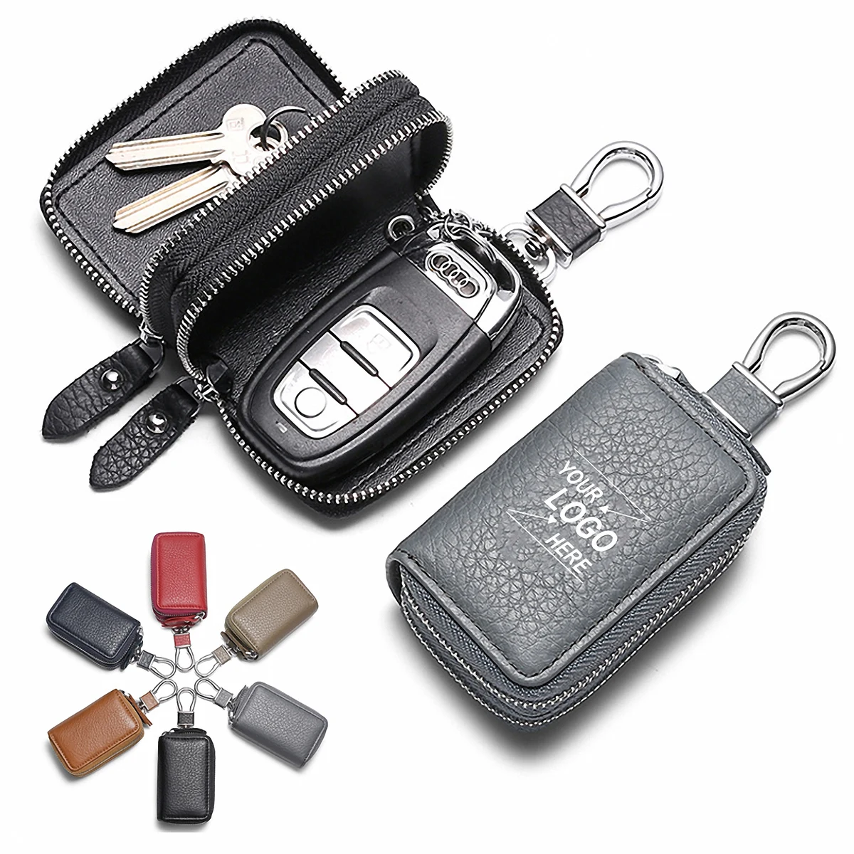 Genuine Leather Car Key Holder 1