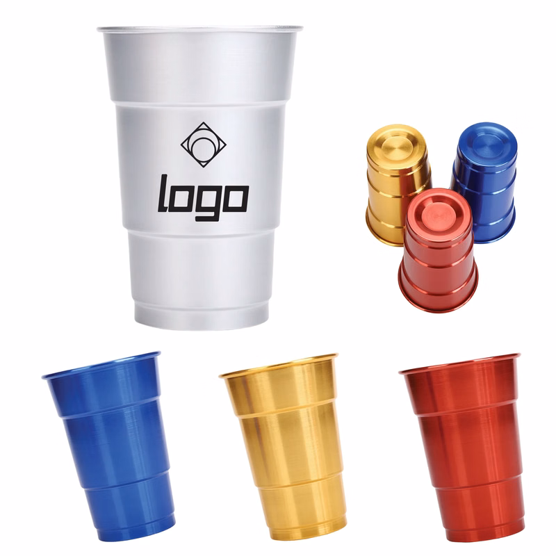16 Oz Aluminum Reusable Stadium Cup