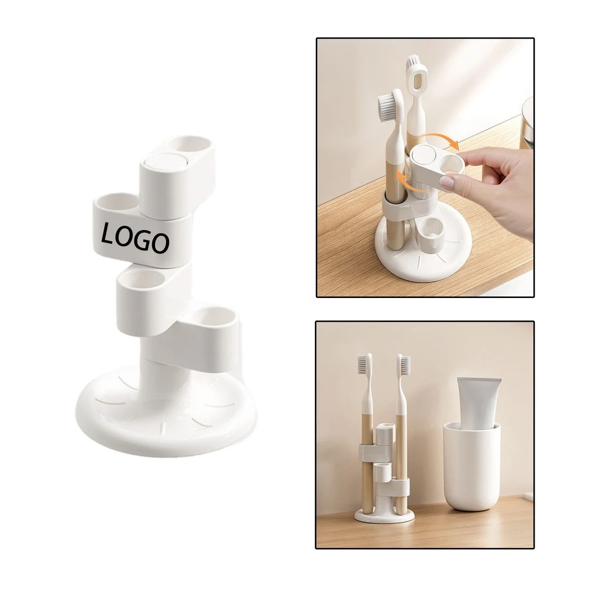 Countertop Toothbrush Storage Holder 1