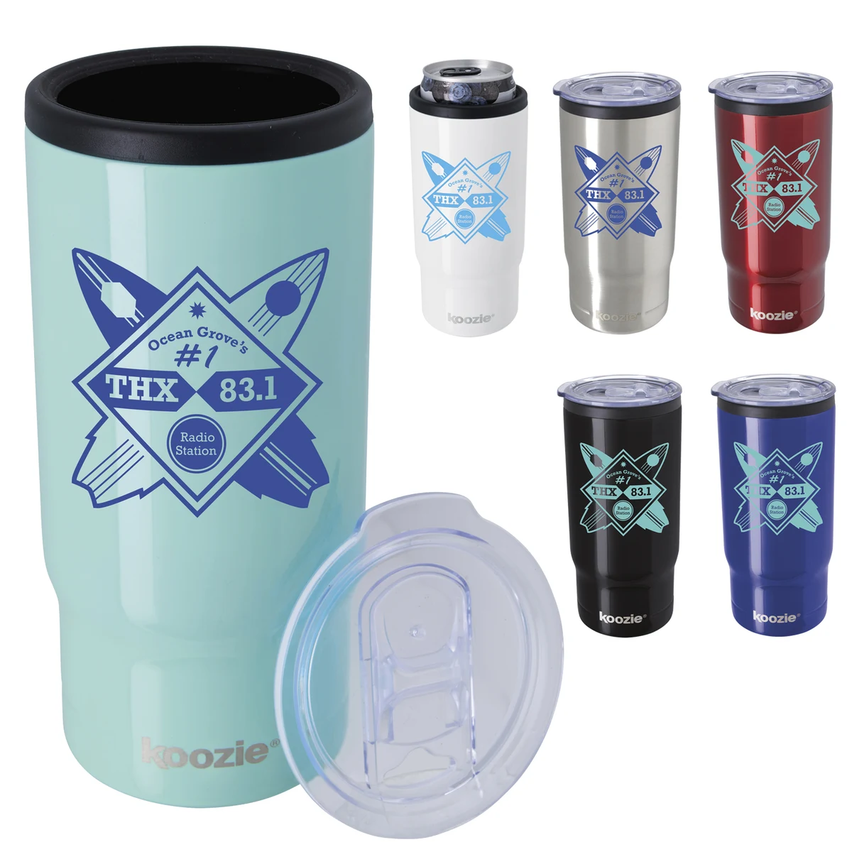 Koozie® Slim Triple Vacuum Tumbler - 15 oz. 1