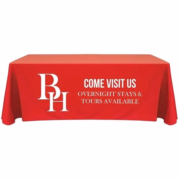6ft Drape Table Cloth with Full Color Dye Sublimation