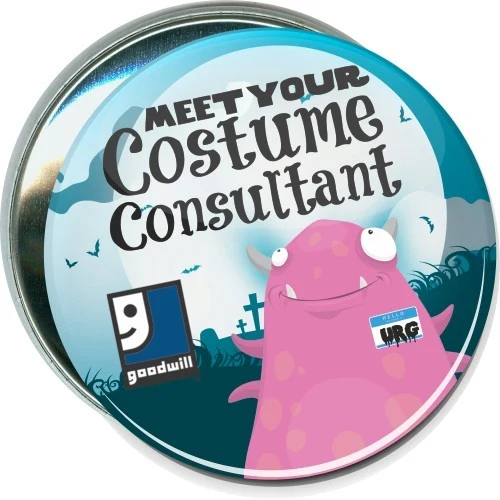 Goodwill, Meet your Costume Consultant, Halloween Button 1