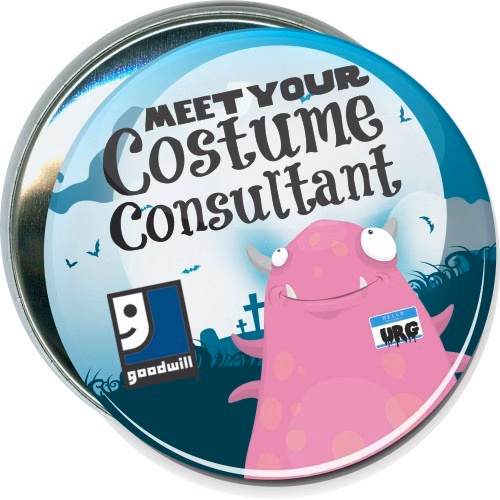 Goodwill, Meet your Costume Consultant, Halloween Button
