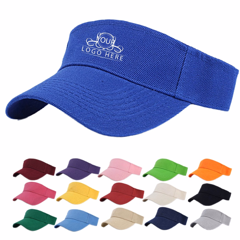Adjustable Sports Visor Cotton Ball Cap