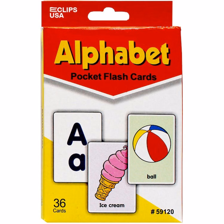 Alphabet Flash Cards - 36 cards