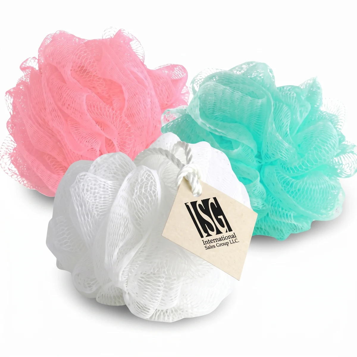 CloudBloom Mesh Shower Pouf 1