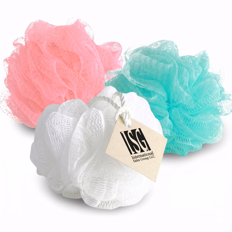 CloudBloom Mesh Shower Pouf