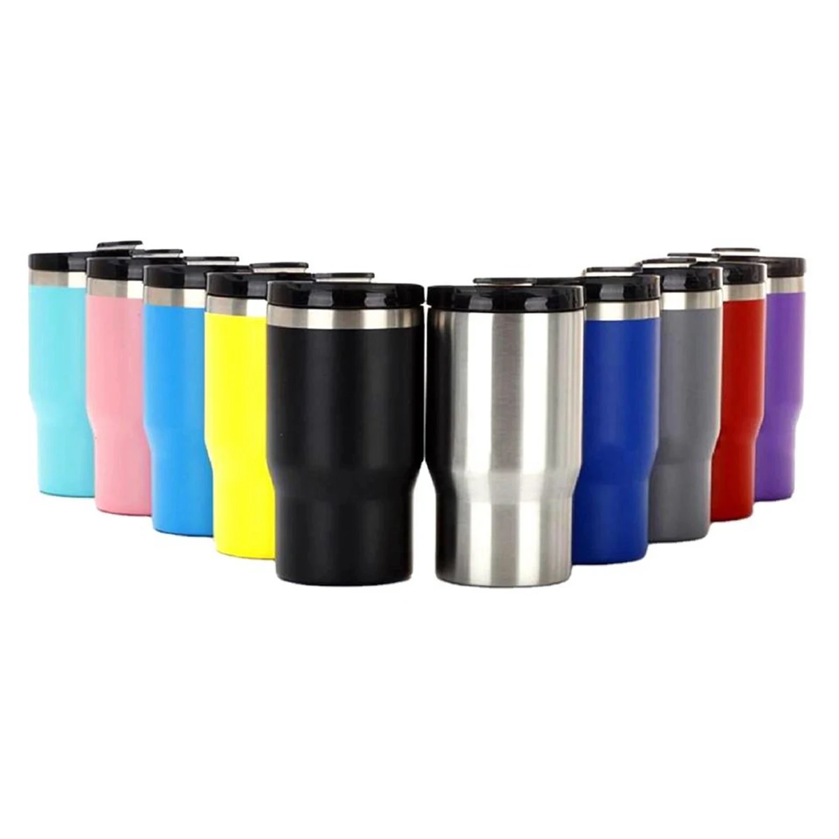 14 Oz. 304 Stainless Steel Double Wall Wine Tumbler 1
