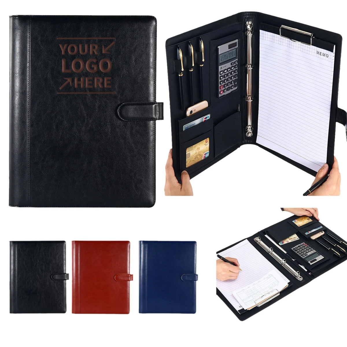 A4 Multifunction Business File Folder With Calculator 1