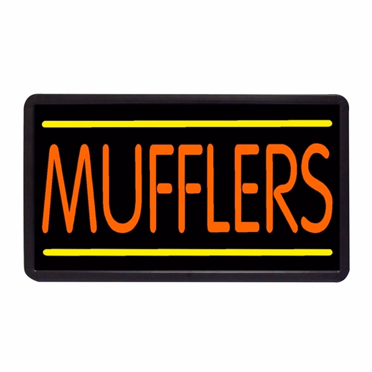 Mufflers 13" x 24" Simulated Neon Sign