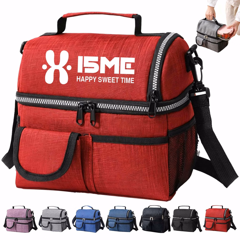 Insulated Lunch Bag With Adjustable Shoulder Strap