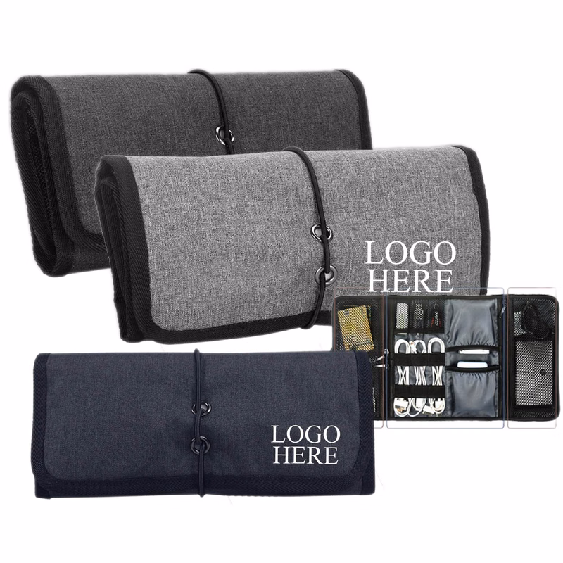 Folding Electronics Organizer Carrying Case
