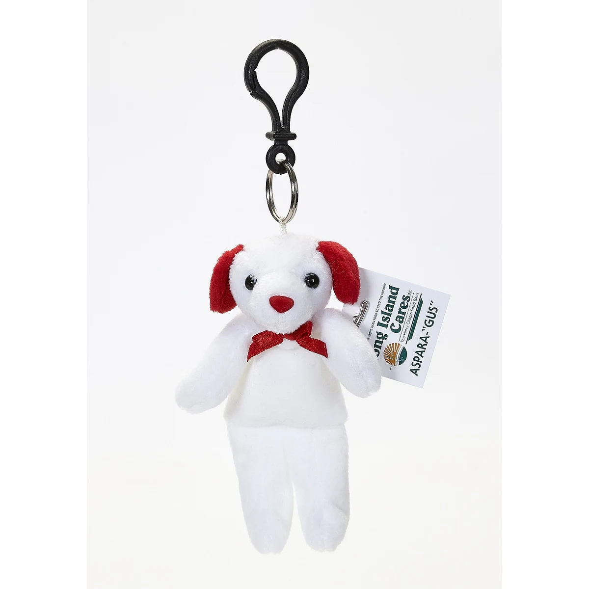 White Dog Zipper Pull 1