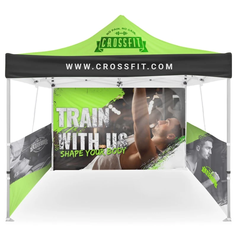 10ft X 10ft Full Color Pop Up Canopy Tents 1