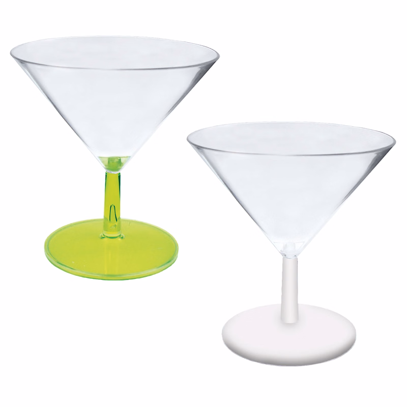 3oz Plastic Mini Stemmed Martini Glass CLOSE OUT