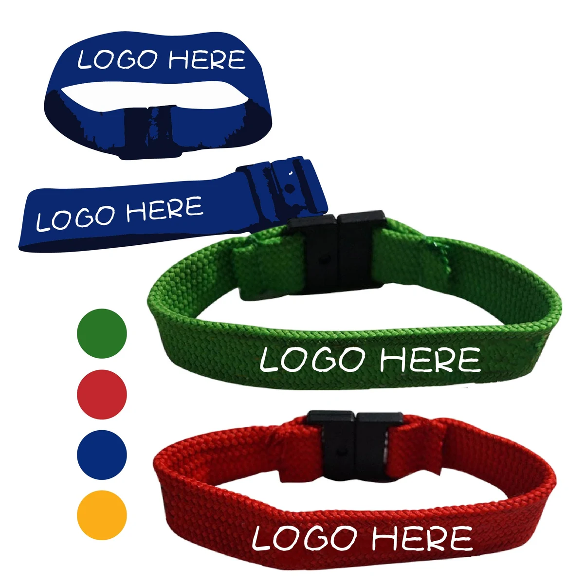 Polyester Elastic Wristbands 1