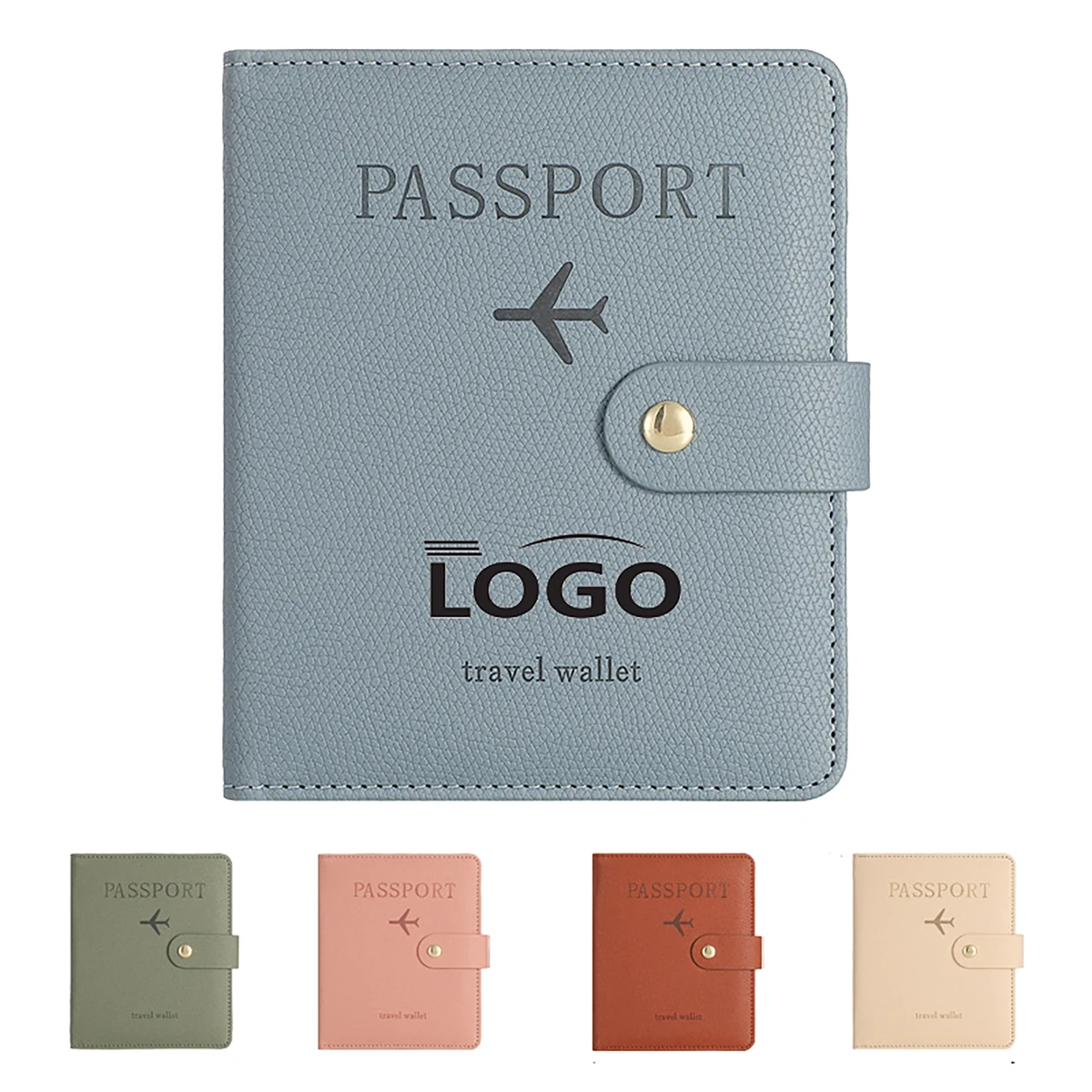 Premium PU Leather Passport Wallet with RFID Protection 1