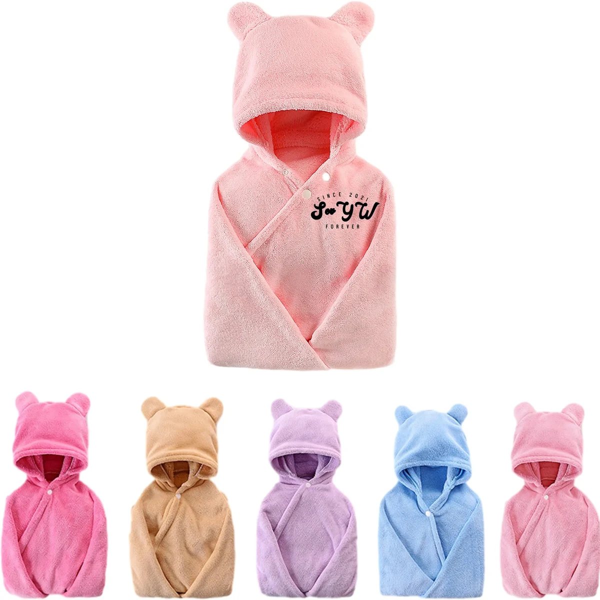 Hooded baby bath towel with a soft fit MOQ 100 1