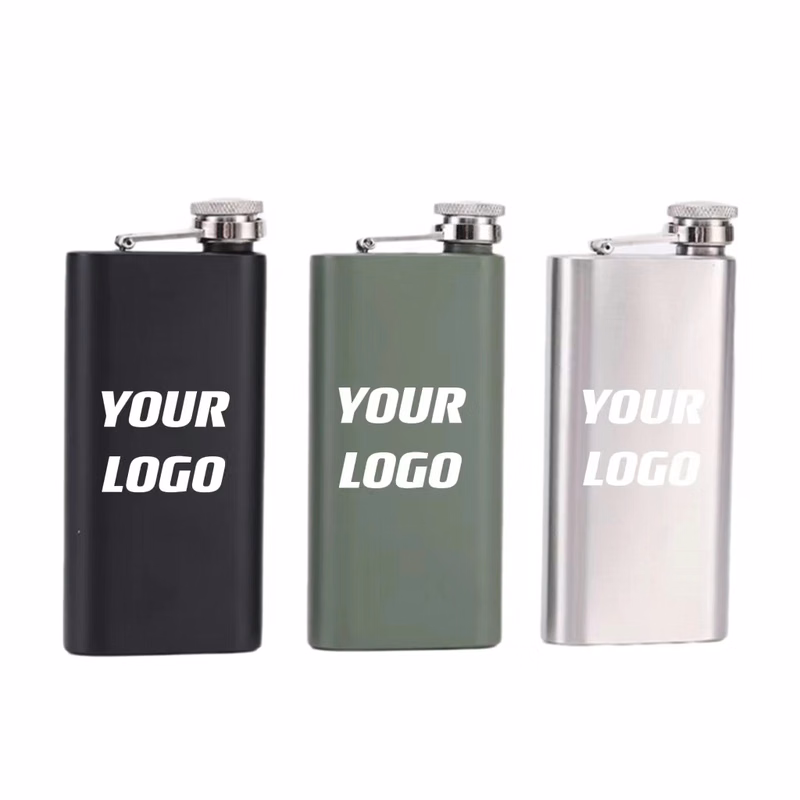 Custom 5 oz Stainless Steel Liquor Flask