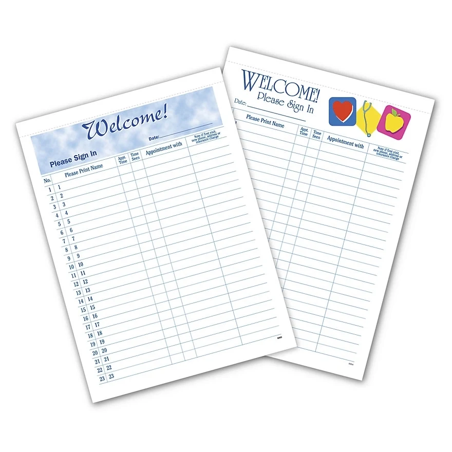 Security Sign-in Sheets Kit 1