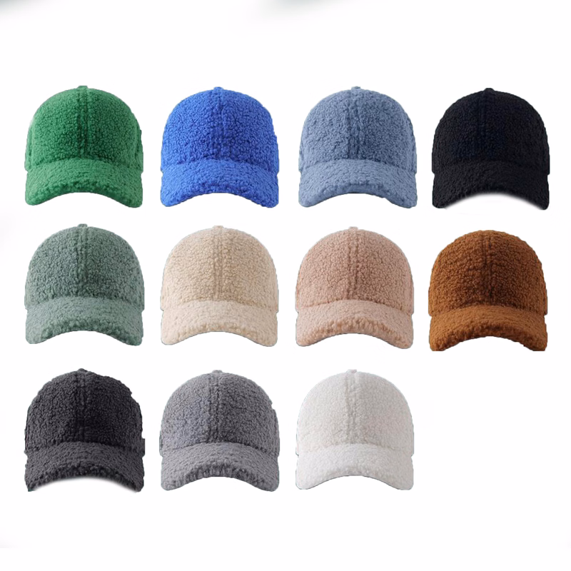 Autumn Winter Lamb Hair Baseball Hat
