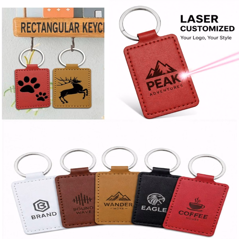 Promotional PU Leather Keychain