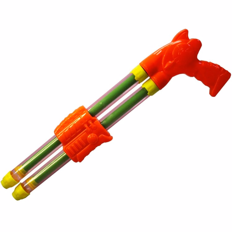 Double Barrel Water Shooter - Orange Plastic