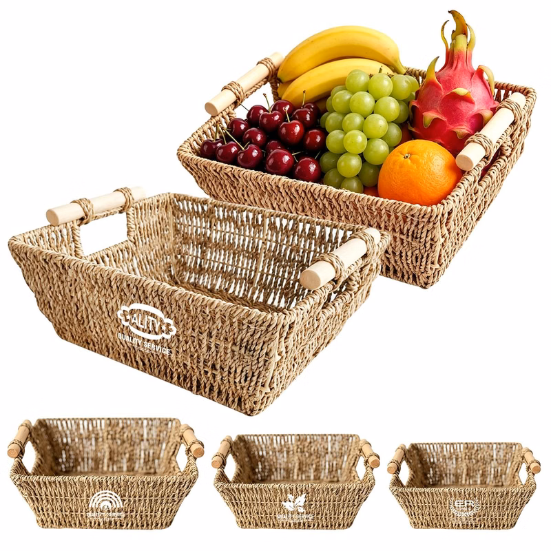 Straw Storage Basket