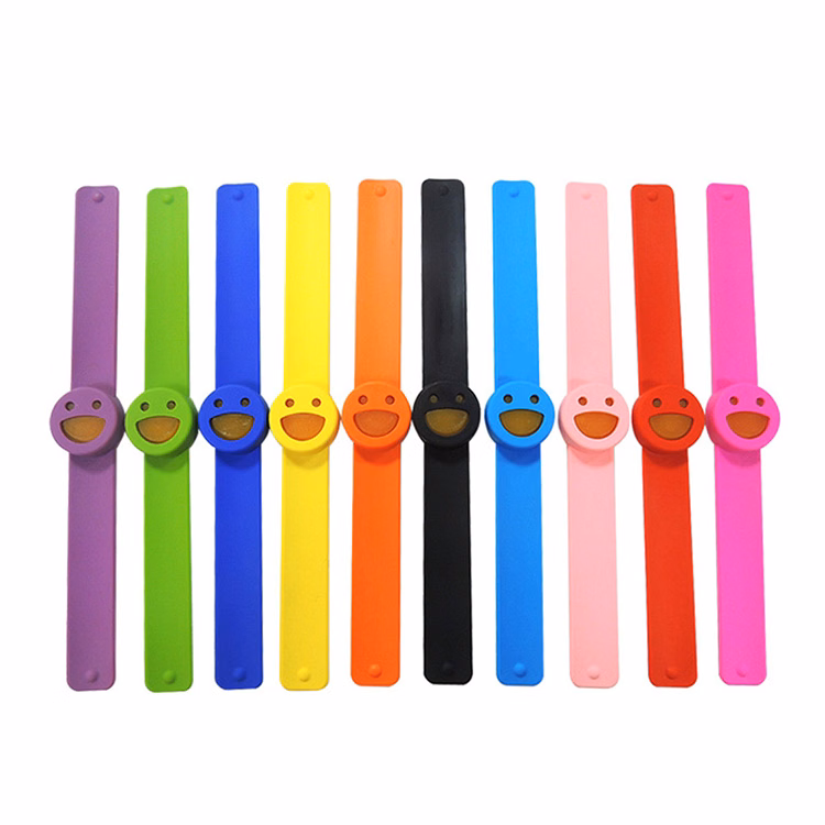 Children silicone mosquito repellent bracelet clap ring